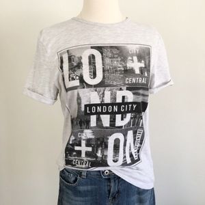 Topman London City Graphic TShirt, XS